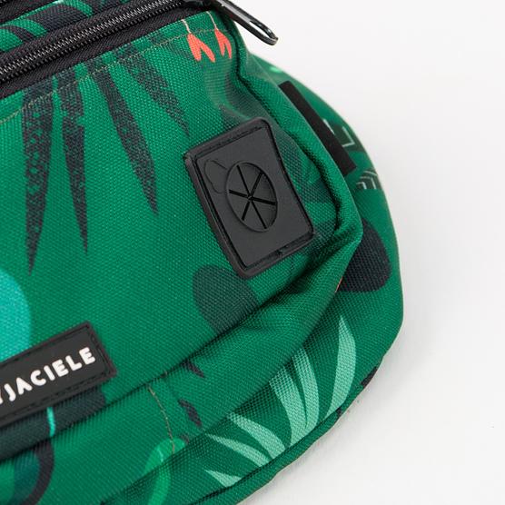Fanny pack with patterned belt "Welcome to the jungle"