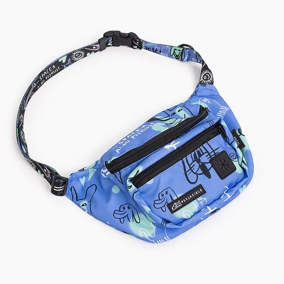 Fanny pack with patterned belt "Walk or treat"