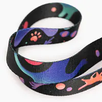 "Psychedelic" leash with a shock absorber - Master