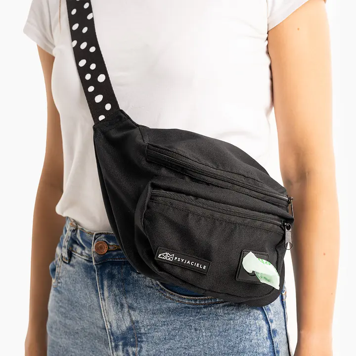 Balck fanny pack "Adopt the dot" - Master