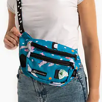 Fanny pack with patterned belt "What does the seal say?" - Master
