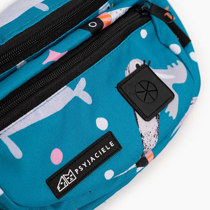 Fanny pack with patterned belt "What does the seal say?" - Master