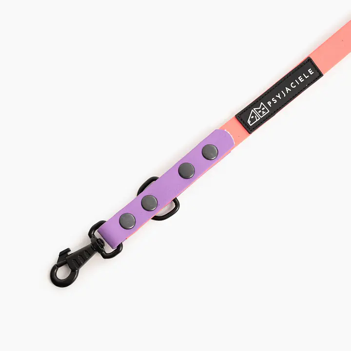 "Coral with Lilac" Biothane® leash - Master