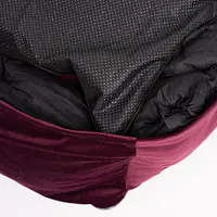 Orthopedic velvet couch "Catollage" - Master