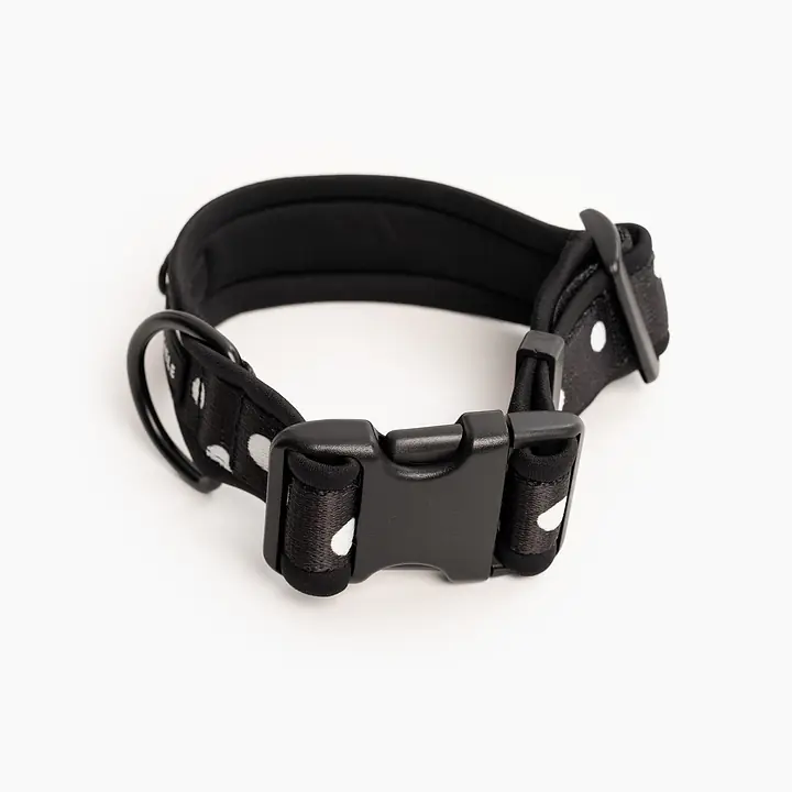 Obroża z klamrą SUPER SOFT "Psygarnij kropka" - Master