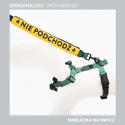 Smycz przepinana z amortyzatorem dla psa lub kota "Psygarnij kropka" - Master