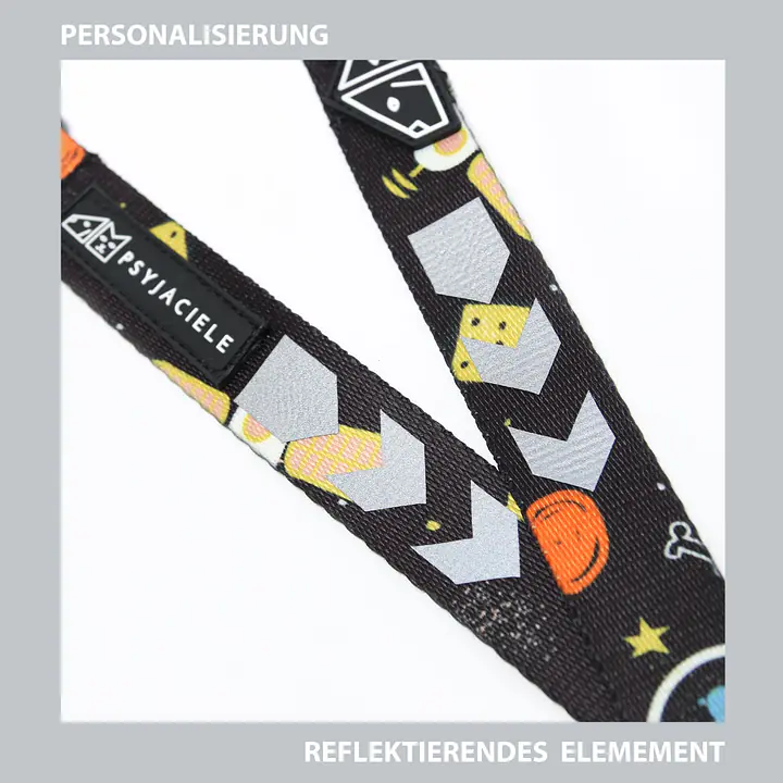 Adjustable leash with shock absorber "What does the seal said"  - Master