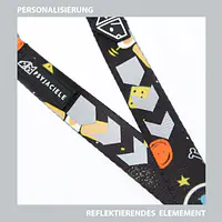 Adjustable leash with shock absorber "What does the seal said"  - Master