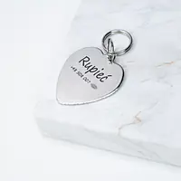 Adresówka stalowa - serduszko - Master