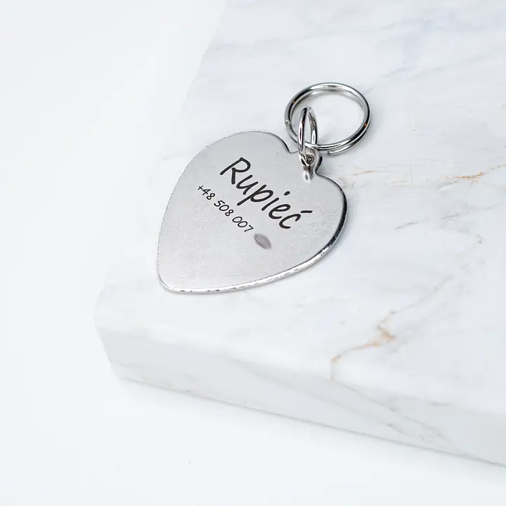 Adresówka stalowa - serduszko - Master