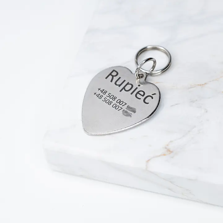 Adresówka stalowa - serduszko - Master