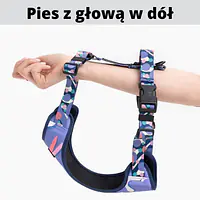 Stay-on pressure-free harness "Under my ombrella" turquoise - Master