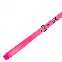 Smycz miejska Biothane® dla psa lub kota "Pink AF" - Master