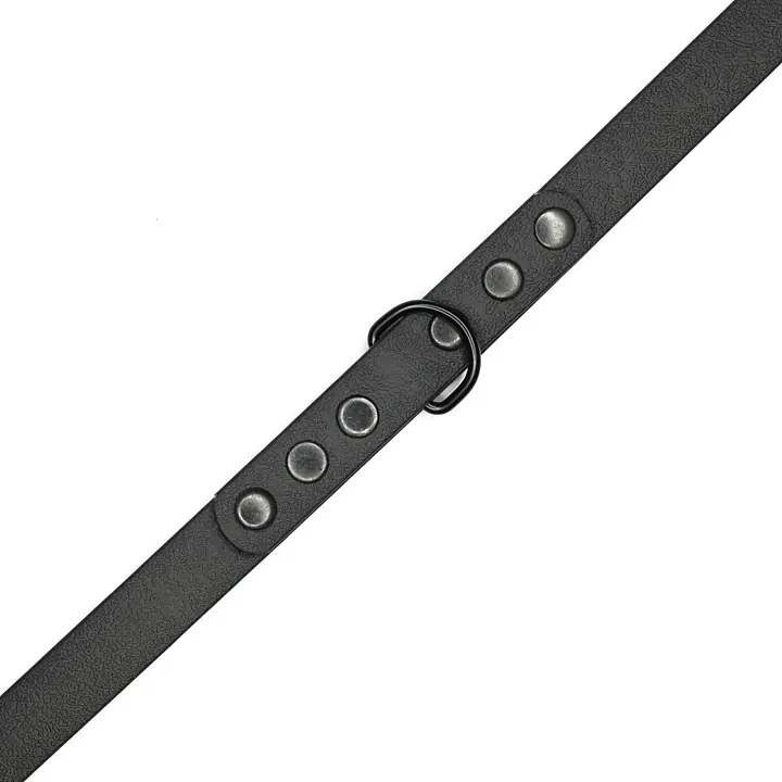 Smycz przepinana Biothane® dla psa lub kota "Black AF" - Master