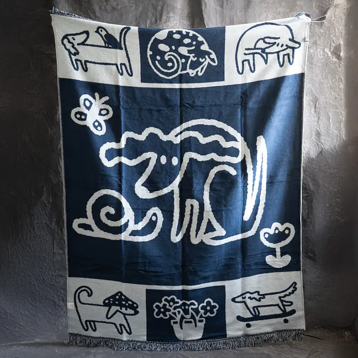 Blanket "Dog in shoes" - Master