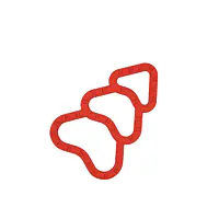 Zestaw zabawek z ekotworzywa Red AF - Master