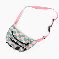 Nerka spacerowa z paskiem z taśmy "Świat zza krat taki kolorowy" - Master