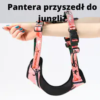 Stay-on pressure-free harness "Under my ombrella" turquoise - Master