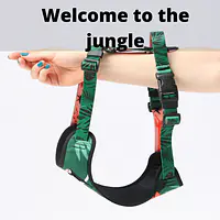 Stay-on pressure-free harness "Under my ombrella" turquoise - Master