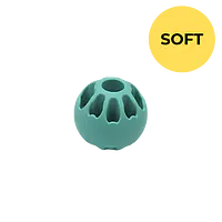 Piłka na przysmaki z ekotworzywa SOFT - Kolor: Turkusowy