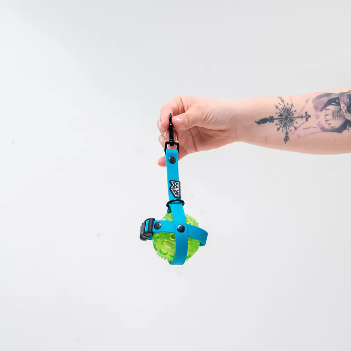 Ball holder Biothane®  - Kolor: Turkusowy