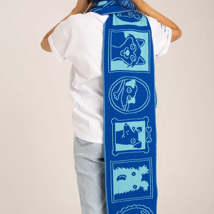 Scarf "Pieski" x Pan tu nie stał - Master