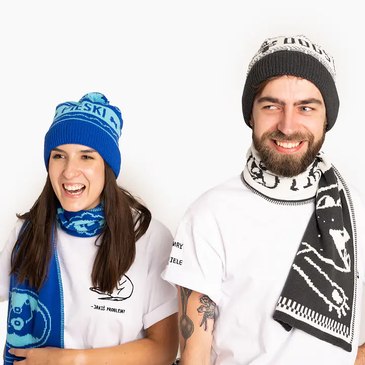 Scarf "Pieski" x Pan tu nie stał - Master