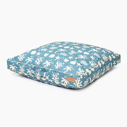 Spare cover for the bed cushion for dogs and cats - pattern: Beach please, Size: L