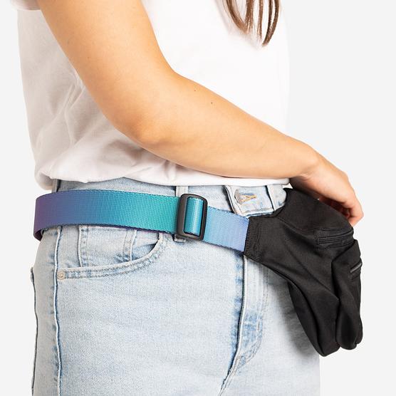 Balck fanny pack "Under my ombrella"