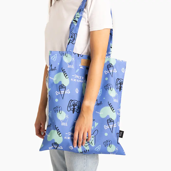 WYPRZEDAŻ Torba wielorazówka "Spacer albo psikus" - Master