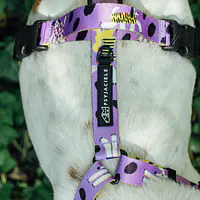 Szelki bezuciskowe dla psa lub kota "Pieski floreski" - Master