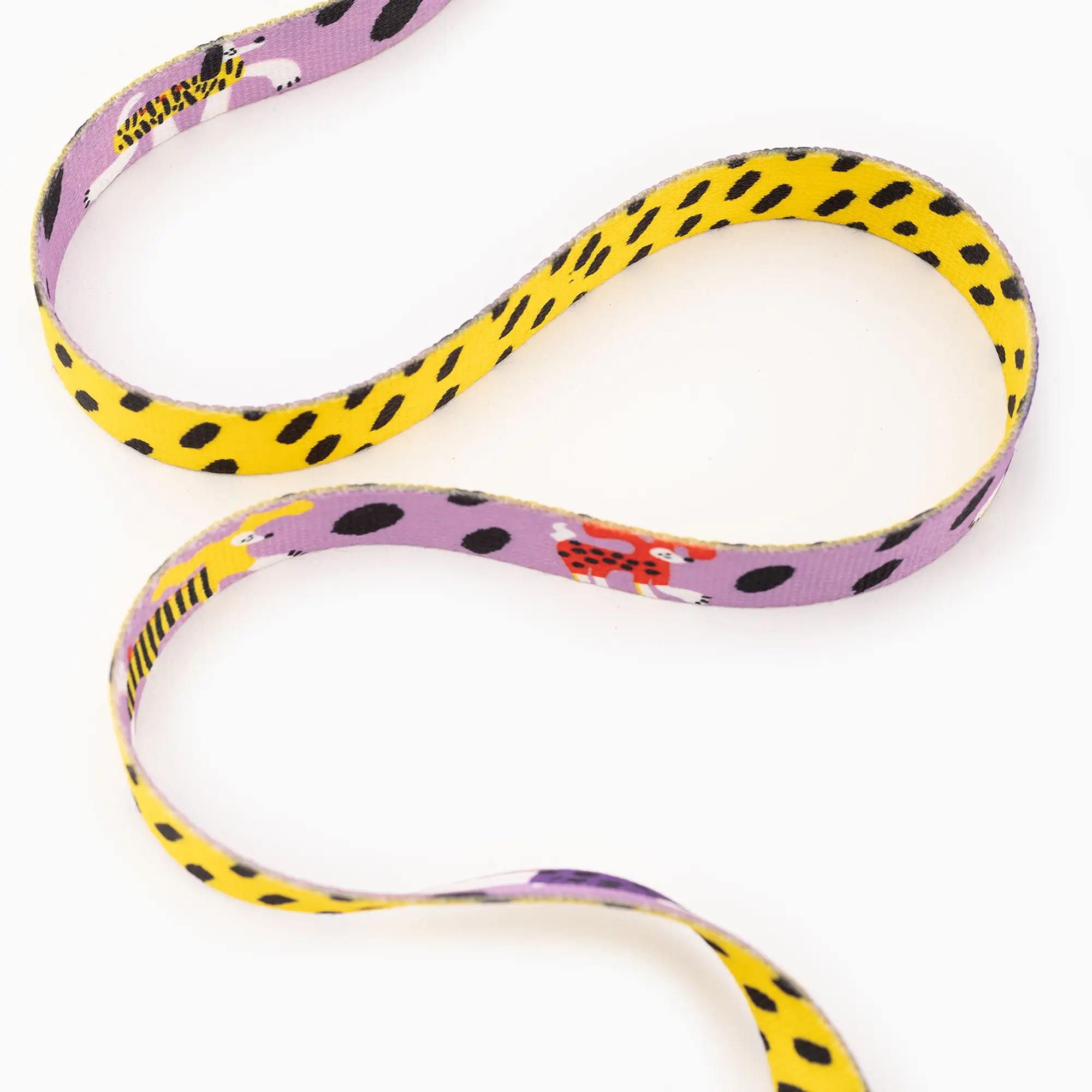 Smycz miejska dla psa lub kota "Pieski floreski" - Master