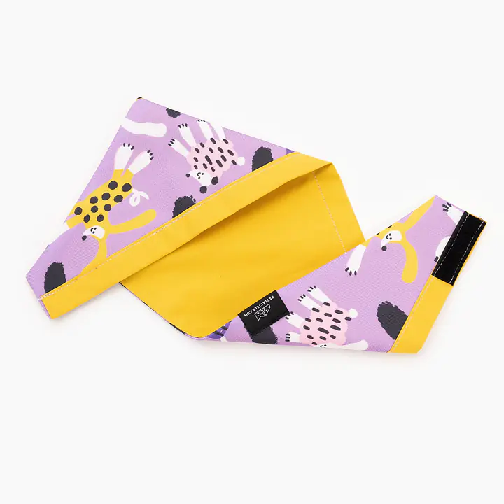 Bandanka "Pieski floreski" - Master