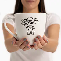  Mug "Of all people, I like dogs the most" - Master