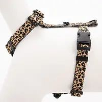 "Respect the wildness" dog or cat harness LOEPARD PATTERN ON THE TOP - Master
