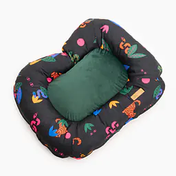 Pontoon sofa for dogs and cats - pattern: Eye of the tiger, Size: M