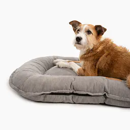 Pontoon sofa for dogs and cats - pattern: Made in grey, Size: M