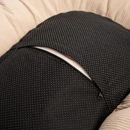 Pontoon sofa for dogs and cats - pattern: Dog on the beach, Size: L