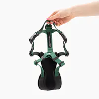 Szelki bezuciskowe dla psa lub kota "Under my ombrella" ZIELEŃ - Master