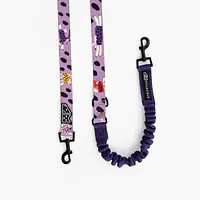 Smycz przepinana z amortyzatorem dla psa lub kota "Pieski floreski" - Master