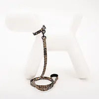 Dog or cat collar "Respect the wildness" LEOPARD PATTERN ON THE TOP - Master