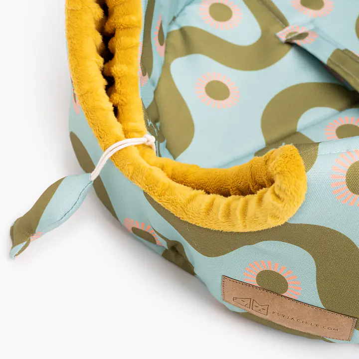 2-in-1 House and sofa for your dog or cat - pattern: Sausage dog, Size: S