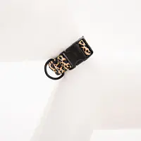 Dog or cat collar "Respect the wildness" LEOPARD PATTERN ON THE TOP - Master