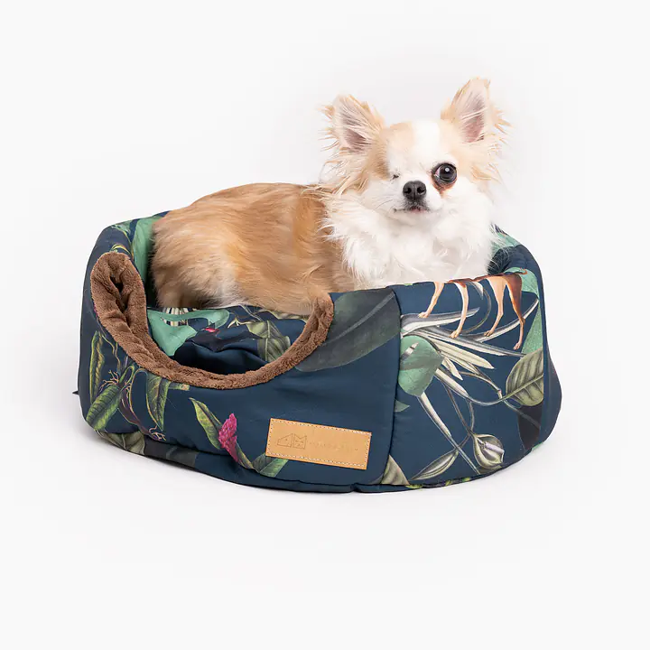 COPY OF 2-in-1 House and sofa for your dog or cat - pattern: Doggolage, Size: S