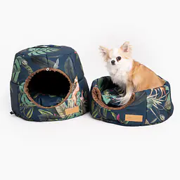 COPY OF 2-in-1 House and sofa for your dog or cat - pattern: Doggolage, Size: S