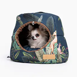 COPY OF 2-in-1 House and sofa for your dog or cat - pattern: Doggolage, Size: S