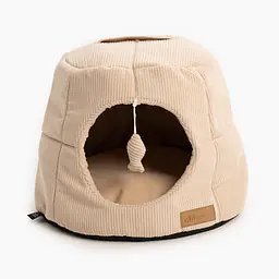2-in-1 House and sofa for your dog or cat - pattern: Dog on the beach, Size: S