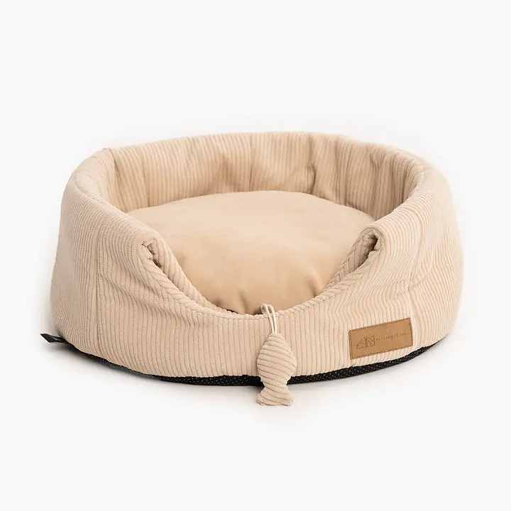 2-in-1 House and sofa for your dog or cat - pattern: Dog on the beach, Size: S