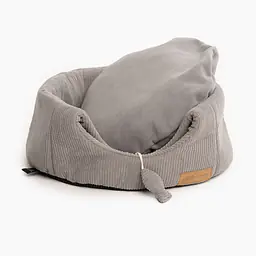 COPY OF 2-in-1 House and sofa for your dog or cat - pattern: Made in grey, Size: S
