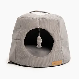 COPY OF 2-in-1 House and sofa for your dog or cat - pattern: Made in grey, Size: S